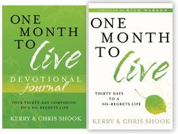 One Month to Live: Thirty Days to a No-Regrets Life and One Month to Live Devotional Journal: Your Thirty-Day Companion to a No-Regrets Life - MPHOnline.com