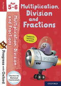 Progress with Oxford: Multiplication, Division And Fractions Age 5-6 Book/Sticker - MPHOnline.com