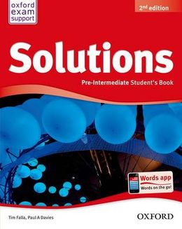 Solutions 2nd Edition Pre-Intermediate Students Book - MPHOnline.com