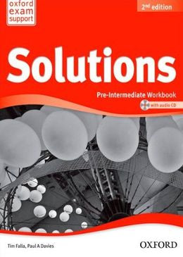 Solutions 2nd Edition Pre-Intermediate Workbook with Audio CD - MPHOnline.com