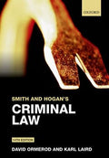 Smith and Hogans Criminal Law (14th Ed.) - MPHOnline.com