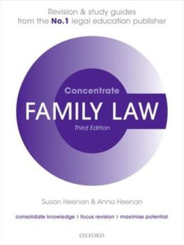Family Law Concentrate: Law Revision and Study Guides (3rd Ed.) - MPHOnline.com