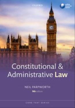Constitutional & Administrative Law 9ed - MPHOnline.com