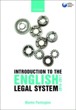 Introduction To The English Legal System 2016-2017 - MPHOnline.com