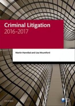Criminal Litigation 2016-2017 (12th Ed.) - MPHOnline.com