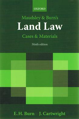 Maudsley & Burn's Land Law Cases and Materials, 9E - MPHOnline.com