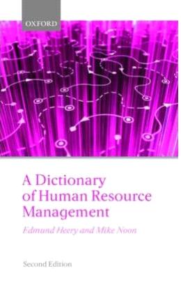 A Dictionary of Human Resource Management - MPHOnline.com