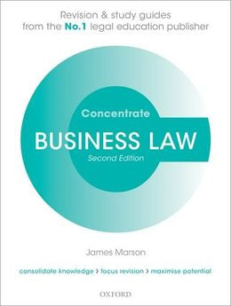 Business Law Concentrate: Law Revision and Study Guide - MPHOnline.com