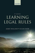 Learning Legal Rules: A Students' Guide to Legal Method and Reasoning, 8E - MPHOnline.com