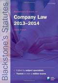 Blackstone`s Statutes On Company Law 2013-2014 17th Edition - MPHOnline.com