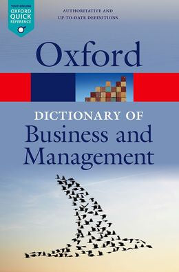 A Dictionary Of Business & Management, 6TH Ed. - MPHOnline.com