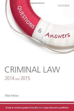 Questions & Answers Revision Guide Criminal Law 2014 & 2015 - MPHOnline.com