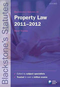 Blackstone's Statutes On Property Law 2011-2012 - MPHOnline.com