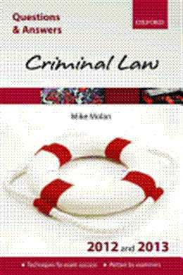 Q&A Criminal Law 2012 and 2013, 8E - MPHOnline.com