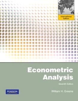 Econometric Analysis - MPHOnline.com