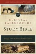 NIV, Cultural Backgrounds Study Bible, Hardcover, Red Letter : Bringing to Life the Ancient World of Scripture - MPHOnline.com