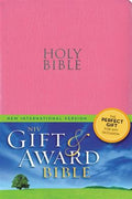 NIV Gift & Award Bible (Pink Leather) - MPHOnline.com