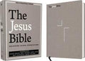 The Jesus Bible, NIV Edition, Cloth over Board, Gray Linen - MPHOnline.com