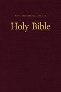 NIV, Pew and Worship Bible, Hardcover, Burgundy, Comfort PrintHandcover,Burgundy - MPHOnline.com