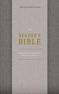 NIV, Reader's Bible, Cloth over Board, Gold/Gray - MPHOnline.com