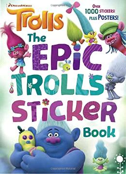 Trolls The Epic Trolls Sticker Book - MPHOnline.com