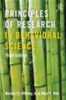 Principles of Research in Behavioral Science, 3E - MPHOnline.com