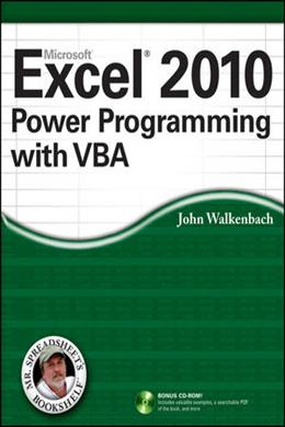 Excel 2010 Power Programming with VBA - MPHOnline.com