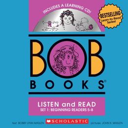 Bob Books Listen and Read 2: Set 1: Beginning Readers 5-8 (with CD) - MPHOnline.com