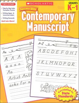 Scholastic Success with Contemporary Manuscript Grades K-1 - MPHOnline.com