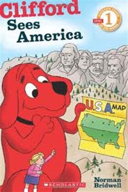 SCHOLASTIC READER LEVEL 1 CLIFFORD SEES AMERICA - MPHOnline.com