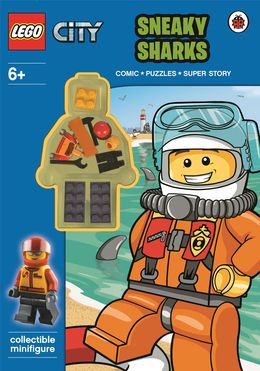 Lego City: Sneaky Sharks Activity Book With Minifigure - MPHOnline.com