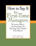 How to Say It for First-Time Managers - MPHOnline.com