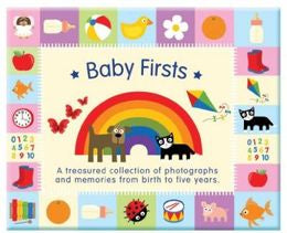 Baby Firsts Rainbow Design Baby Record Album - MPHOnline.com