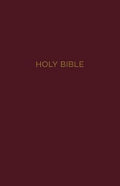 NKJV Holy Bible, Super Giant Print Reference Bible, Burgundy Leather-look, 43,000 Cross references, Red Letter, Comfort Print: New King James Version - MPHOnline.com