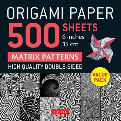 Origami Paper 500 sheets Matrix Patterns 6" - MPHOnline.com