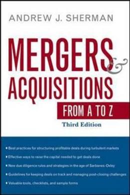 Mergers and Acquisitions from A to Z, 3E - MPHOnline.com