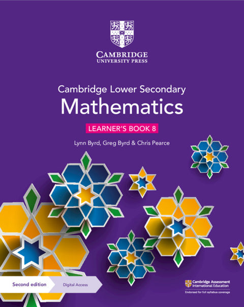 Cambridge Lower Secondary Mathematics Learner’s Book with Digital Access Stage 8 (1 year access) - MPHOnline.com