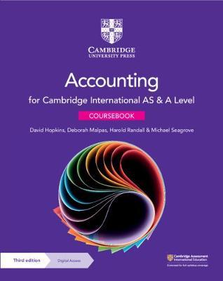 Cambridge International AS & A Level Accounting Coursebook with Digital Access  (2 years) - MPHOnline.com