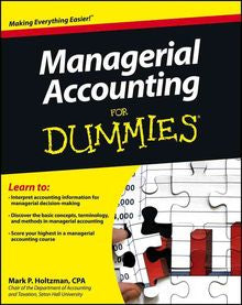 Managerial Acconting For Dummies - MPHOnline.com