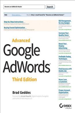 Advanced Google Adwords, 3E - MPHOnline.com