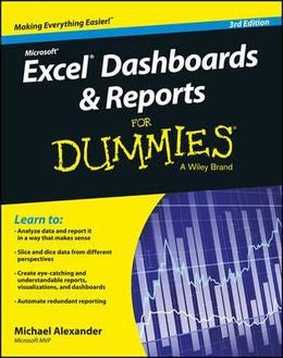 Microsoft Excel Dashboards & Reports For Dummies, 3rd Ed. - MPHOnline.com