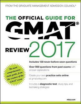 The Official Guide For GMAT Review 2017 With Online Question Bank and Exclusive Video - MPHOnline.com