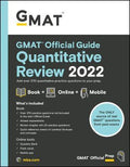 GMAT Official Guide Quantitative Review 2022 : Book + Online Question Bank - MPHOnline.com