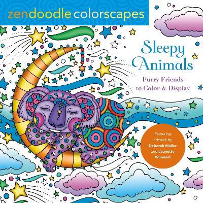 Zendoodle Colorscapes: Sleepy Animals : Furry Friends to Color & Display - MPHOnline.com