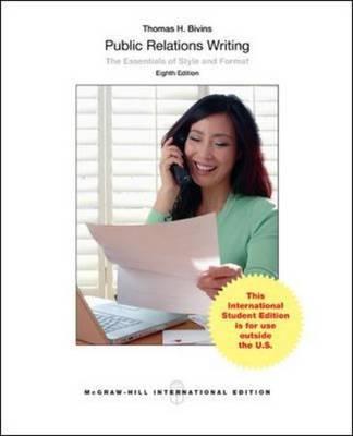 Public Relations Writing : The Essentials of Style and Format, 8ed - MPHOnline.com