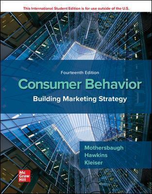 ISE Consumer Behavior: Building Marketing Strategy, 14Ed - MPHOnline.com