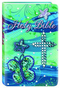 ICB Bible [Sequin, Teal Fabric] - MPHOnline.com