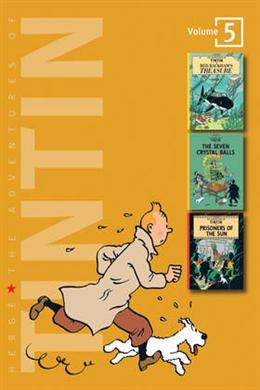 The Adventures Of Tintin Volume 5: "Red Rackhams Treasure", "The Seven Crystal Balls", "Prisoners of the Sun" - MPHOnline.com