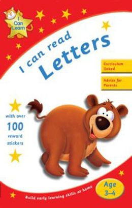 I Can Learn I Can Read Letters Age 3-4 - MPHOnline.com