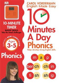 10 Minutes a Day Phonics Ages 3-5 (Includes Funky Orange Timer) - MPHOnline.com